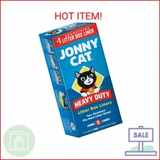 Jonny Cat Heavy Duty Litter Box Liners, Jumbo, 5ct