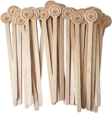 Coffee Stirrers Stir Sticks Wooden Beverage Mixer with round Ends,Disposable Env