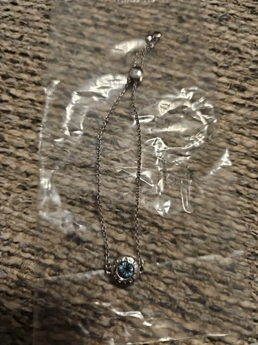 AUTENTICO: BRACCIALE SLIDER ARGENTO CRISTALLO FIRMATO COACH