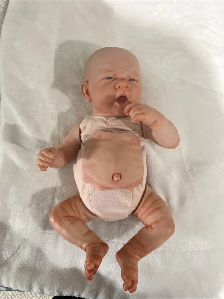 Painted Berenguer Reborn Doll 14 Inches - Image 2 of 4
