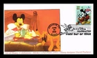 US COVER MICKEY AND PLUTO ART OF DISNEY CELEBRATION FIRST DAY ISSUE GG CACHET