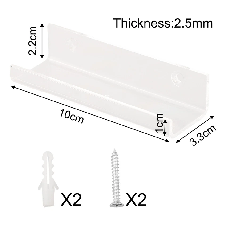 Showcase Your Favorite Vinyl Alben 6er Set durchsichtige Acryl Regalhalterungen - Bild 2 von 4