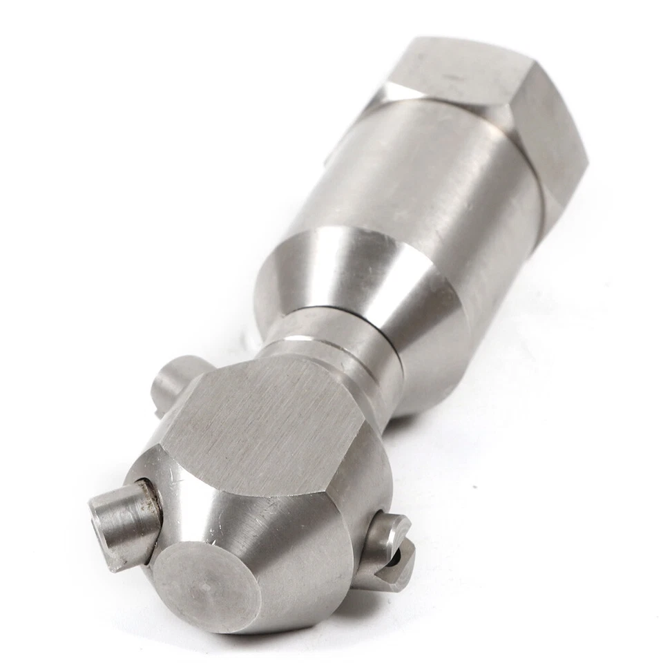 Cabezal de chorro giratorio Boquilla giratoria Lavadora a presión Manguera Limpiador Drenaje Alcantarillado 1/2" Foto 4 de 4