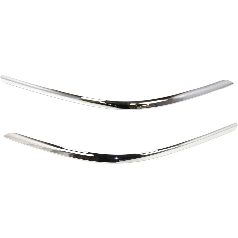 Fits 2003-2011 Lincoln Town Car Front Bumper Molding Trim Chrome Left & Right Foto 2 de 4