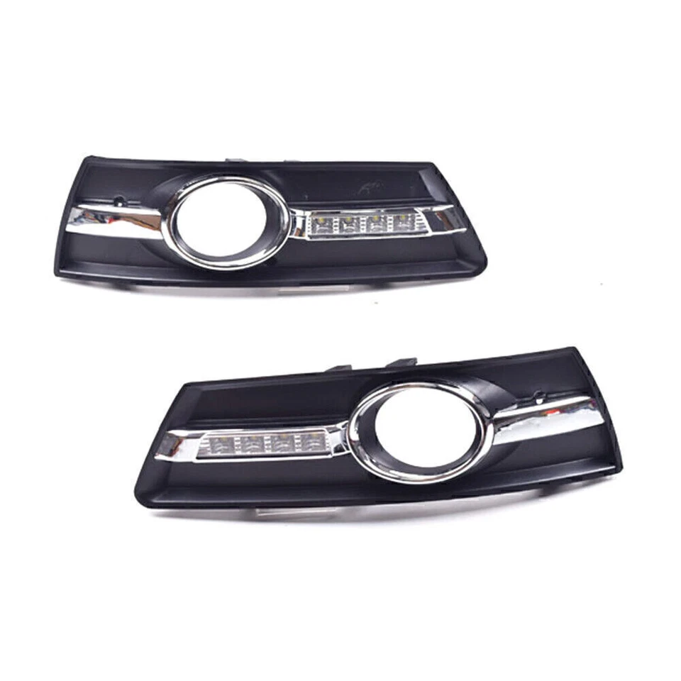 Kit de faros antiniebla blancos de luz diurna LED 11 DRL para Volkswagen CC 2010-2013 Foto 4 de 4