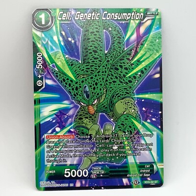 Cell Genetic Consuption - XD3-02 ST - NON-Foil Dragon Ball Super Card DBS NM