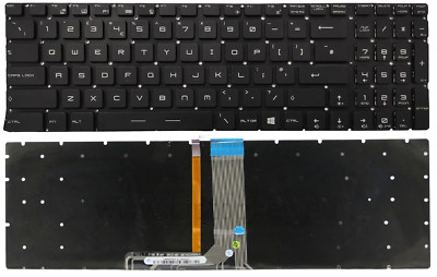 UK TASTATUR MIT HINTERGRUNDBELEUCHTUNG FÜR MSI GP62 GL62 GP72 GP62VR GP62MVR GP72MVR RGB