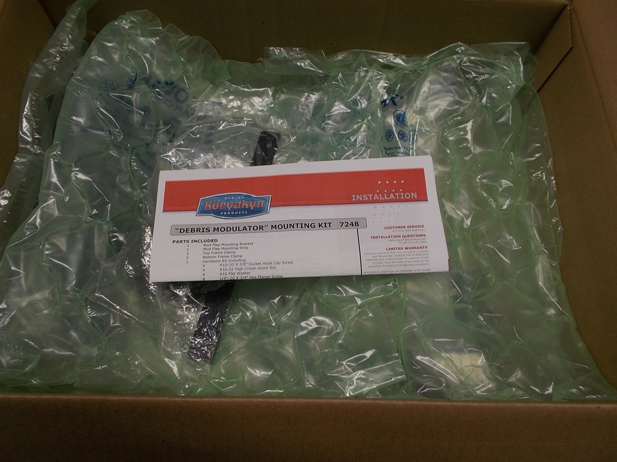 NOS Kuryakyn Debris Modulator Mud Flap Mounting Kit W/O Hitch