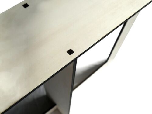 Sleek Narrow Entryway Table Fibonacci-Inspired Design for Stylish Interiors - Picture 4 of 5