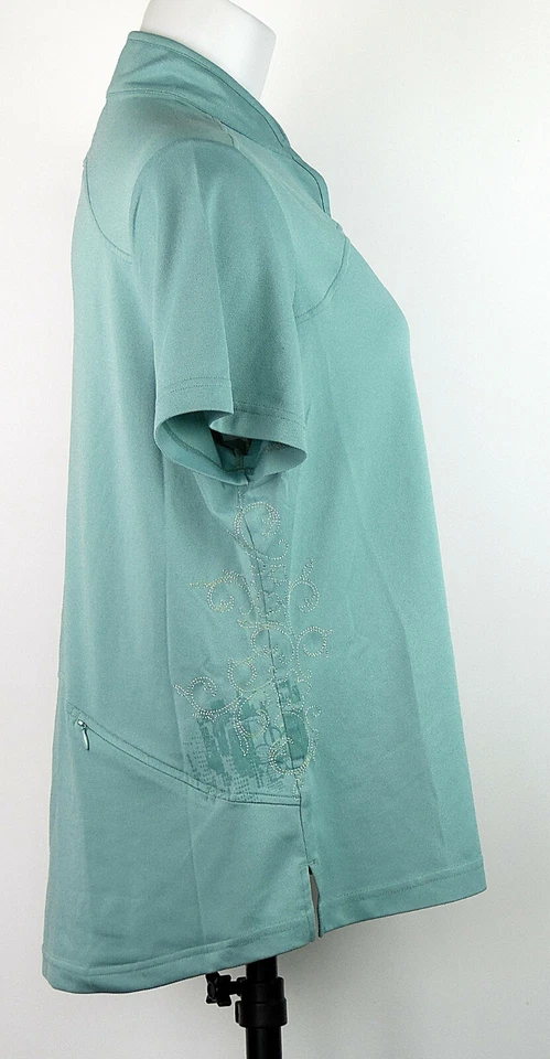 Camisa de Ciclismo Atlética Novara Verde S/S Pergamino Bordada Poli Reciclado XL Foto 2 de 4