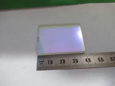 OPTICAL GLASS PLATE COATED DICHROIC LASER OPTICS AS PICTURED Z1-A-106