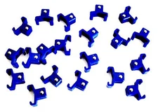 20 GOLIATH INDUSTRIAL ABS 1/2" BLUE REPLACEMENT SOCKET RACK RAIL CLIPS SC12B