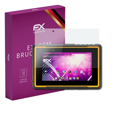 atFoliX Glasfolie für Getac ZX70 Displayfolie 9H Schutzpanzer Displayschutzfolie