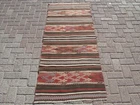 2x6 Vintage kilim Rugs Runner rug vintage kilim rug Turkish red rug bedroom rugs