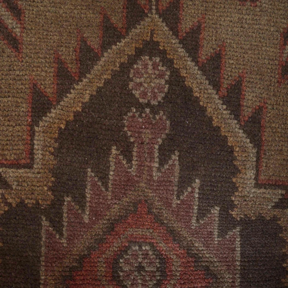 Alfombra antigua clásica tradicional hecha a mano alfombra oriental vintage, 2'8x4'2 pies B16732 Foto 4 de 4