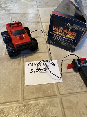 Vintage Panther 4x4 Remote Controlled Super Climber 1985 Untested
