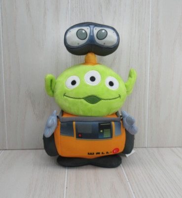 Disney Store Toy Story Pixar Alien in Wall-E costume plush robot stuffed  toy