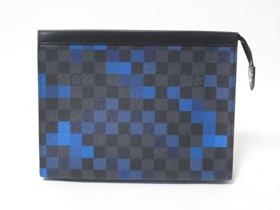 Louis Vuitton Damier Graphite Pochette Voyage Mm Second Bag Clutch Men'S N60174