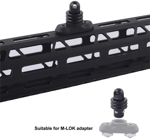 M-LOK QD Sling Mount Swivel with Quick Detach Stud Attachment MLOK Sling Swivels - Picture 8 of 26