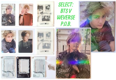 BTS V LAYOVER WEVERSE POB -EARLY BIRD -PHOTOCARD -STANDEE (SELECT