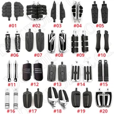Motorcycle Highway Foot Pegs Pedals for Harley Road King Street Glide Touring