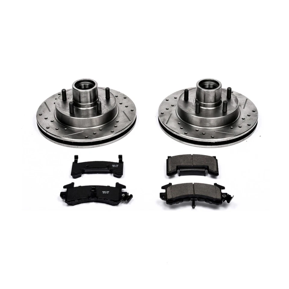 Powerstop K1985 Front Brake Disc and Pad Kit for 1996-2001 GMC Sonoma SLE RWD - Image 2 of 2