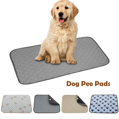 Pet Dog Pee Mat Washable Puppy Urine Training Pad Toilet Pet Supplies Size  S-XL
