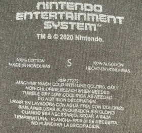Nintendo NES Controller Gamer Retro Gaming Graphic T-Shirt Men's Small NWT