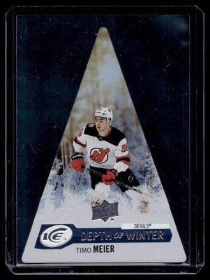 2023-24 Upper Deck Ice Depth of Winter Timo Meier #DW-3