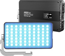 G2 RGB Portable on Camera Light, Built-In 4300Mah Lithium Battery Video Conferen