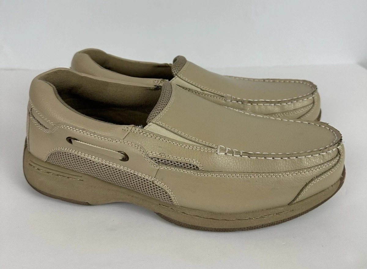 Beige Leather Upper EE Casual Shoes for Men for sale | eBay display picture 3