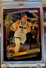 2025 Panini Prizm WNBA #24 Kia Nurse Purple Velocity Prizms #/59 Chicago Sky