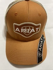 Ariat Mens Shield Logo Mesh Back Ajustable Cap Hat