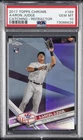 2017 TOPPS CHROME REFRACTOR #169 AARON JUDGE PSA 10