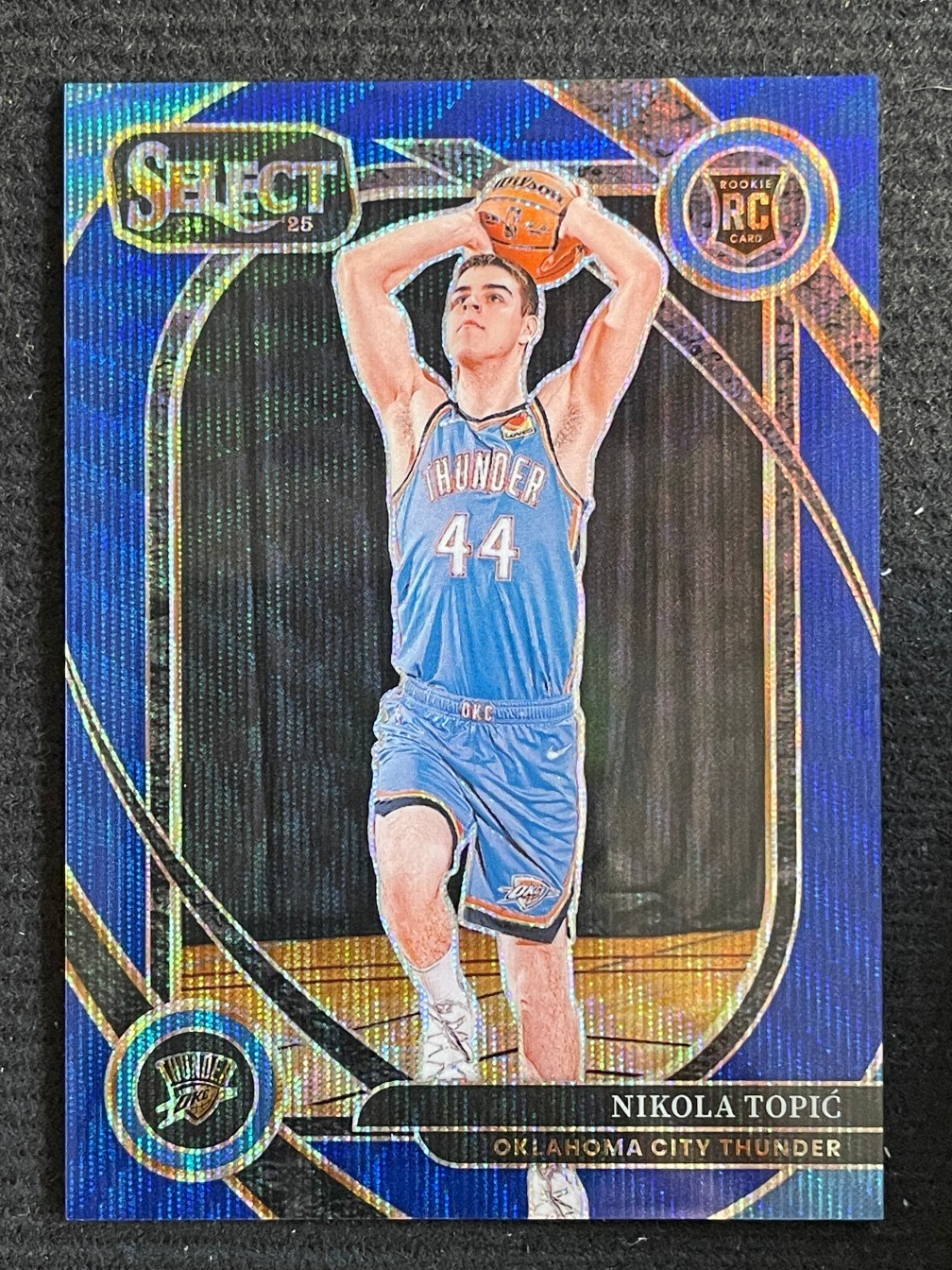 Nikola Topic 2024-25 Panini Select Courtside RC Blue Wave /75 #286