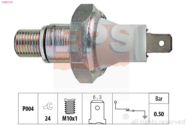 ÖLdruckschalter FÜR Ford Scorpio II (Gfr, Ggr) - EPS 1.800.119-image
