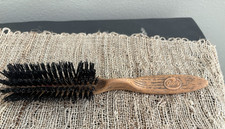 VINTAGE GOODY HAIRBRUSH WOODTONE 1980'S