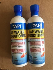 Api Tap Water Conditioner Aquarium Water Conditioner Lot Of Two 16-Ounce Bottles