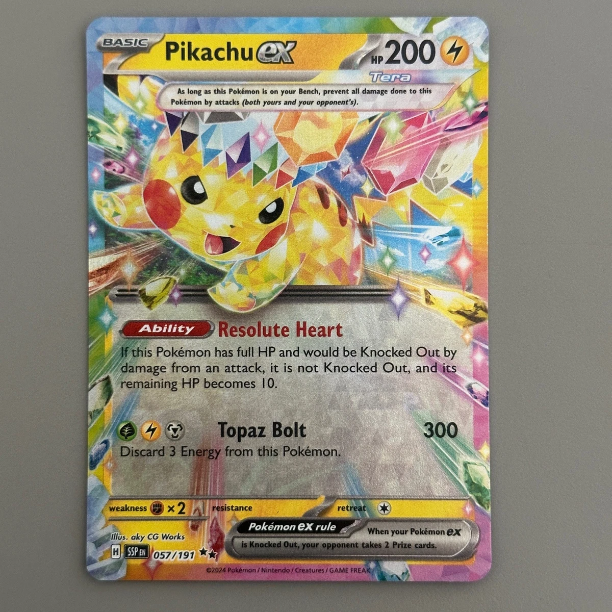 Pikachu Ex 057/191 Sv08: Surging Sparks for sale | eBay