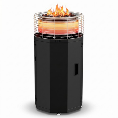 #ad #ad 34.8quot; H Outdoor Patio Heater 56000 BTU 2 in 1 Propane Smokeless Fire Pit Heater $359.99