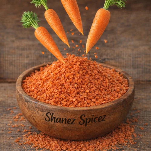 Carrot Flakes 3mm 1kg Shanez 100% Dehydrated Vegetable Soup Stew Baking Sale