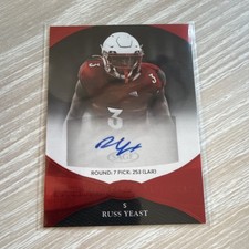 SAGE 2022 Aspire Russ Yeast Autograph #ASP-RY Louisville Football Card