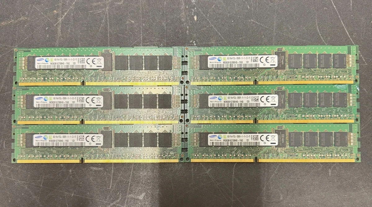 Samsung PC3-12800 (DDR3-1600) Server RAM 6 Modules for sale | eBay