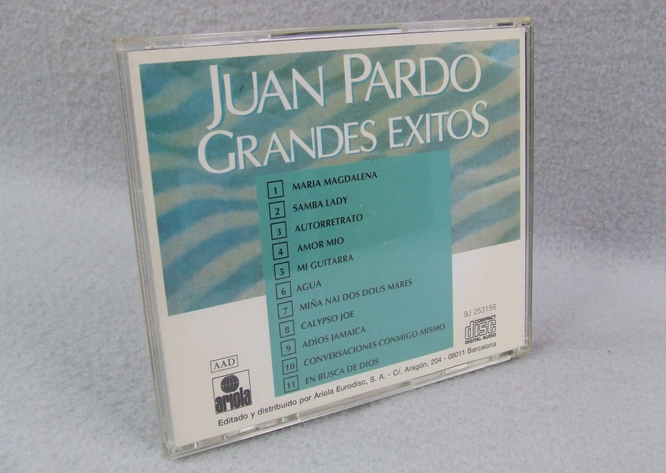 Juan Pardo - Grandes Exitos (CD, 1988 Ariola) Greatest Hits - Image 2 of 4