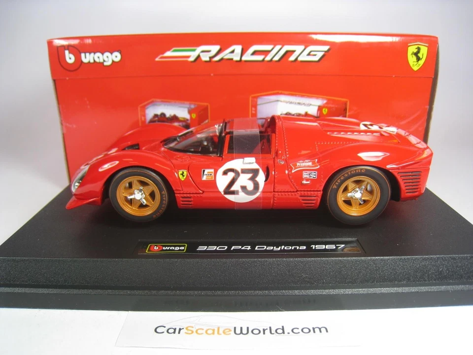 FERRARI 330 P4 #23 24H DAYTONA 1967 1/24 BBURAGO Novedad - Imagen 2 de 4