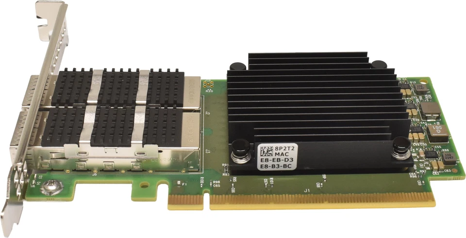 Dell Mellanox CX623106A ConnectX-6 DX 08P2T2 2Port QSFP56 100G Netzwerkkarte FP - Bild 3 von 4