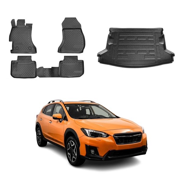 Omac FußMatten & Kofferraumwanne Set FüR Subaru XV 2012-2017-image
