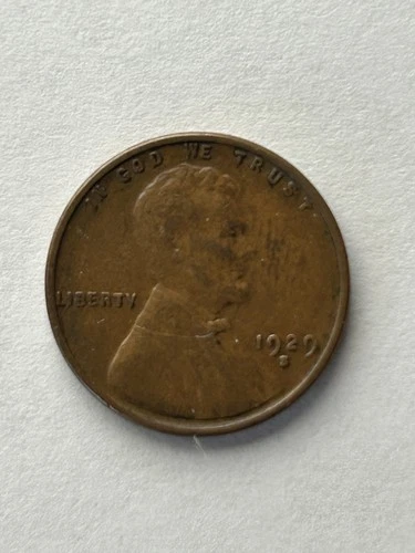 1929-S Lincoln Wheat Penny Cent - VG Good or Better ***FREE SHIPPING***