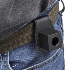 Magnetic Billiard Chalk Holder for Pool Cue with Two Tone Leather Design