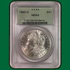1885-O OGH Morgan Dollar PCGS MS64 Mint State Coin #38894